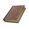 WOFASHPURET Antikes Notizbuch aus Papier Rustikales Lederjournal Notizblock mit Relief-Cover Reisetagebuch Kalender Zeitpläne Ideal für Khimar Hijab Schreiben und Zeichnen