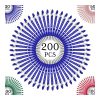 Personalisierte Stifte mit Namen Kugelschreiber Bulk 200 Stück Schwarze Tinte Kostenlose Gravur Geschenk für Freunde & Familie